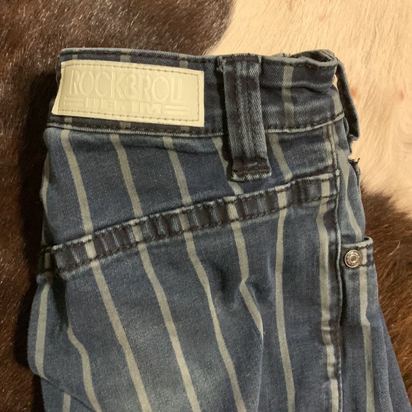 RETRO ROCK&ROLL DENIM FLARE JEANS - Picture 3 of 3